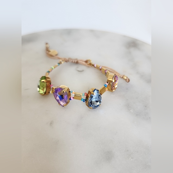 Elegant Multi-Color Bracelet Princess Crystal Style - Picture 2 of 13